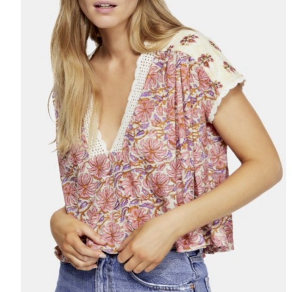 Free people floral top